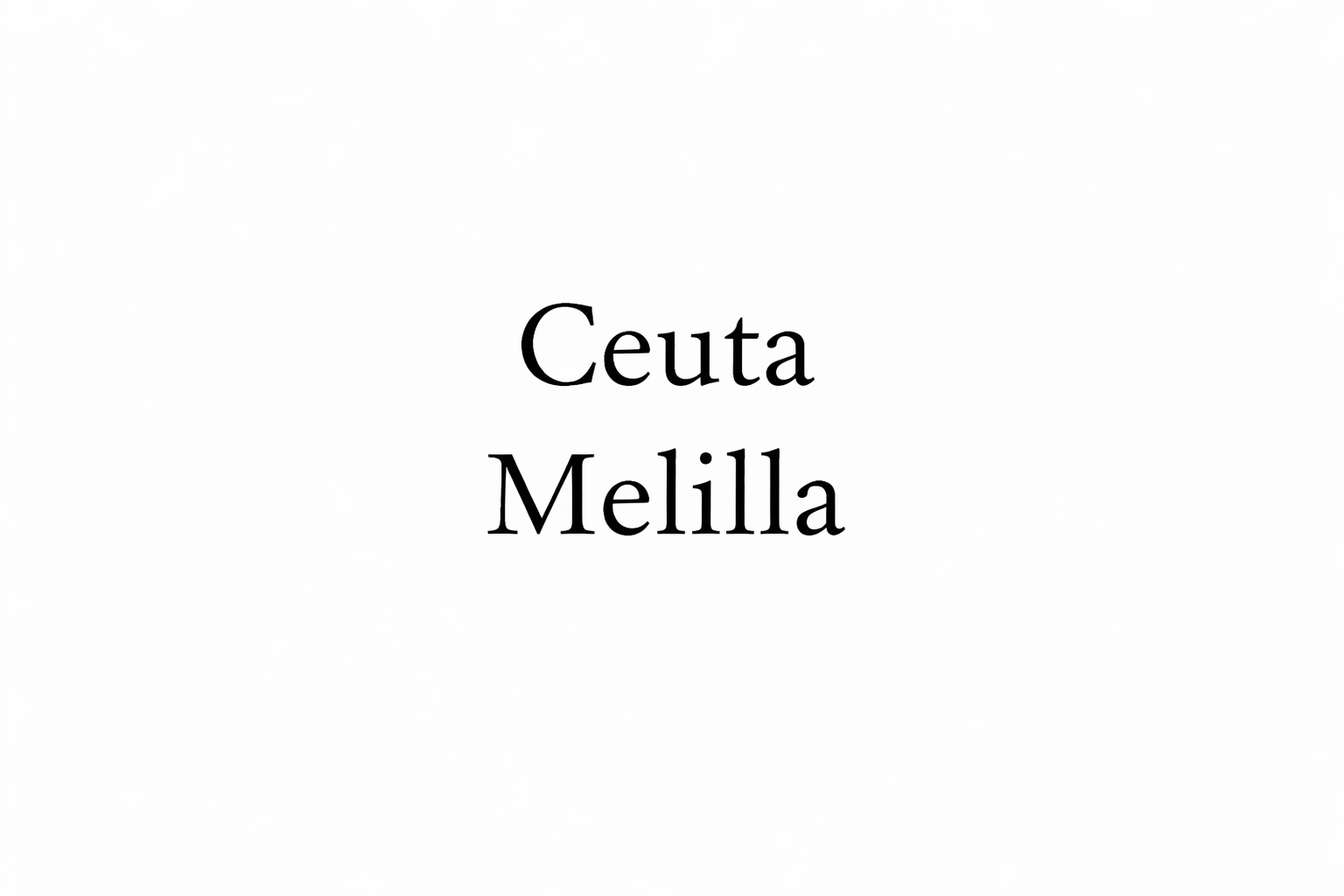 Ceuta y Melilla