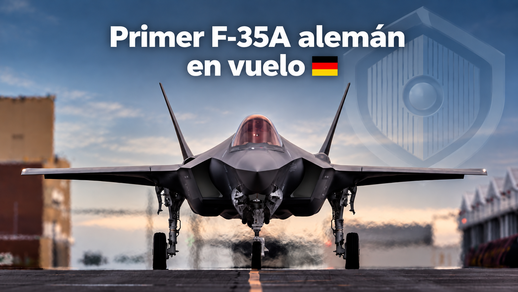 portada f35 alemán DYS PRIMER VUELO